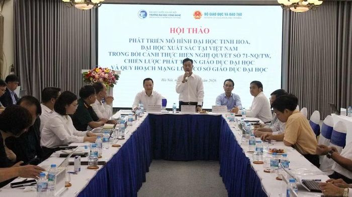 Thứ trưởng Lê Quân phát biểu tại hội thảo.