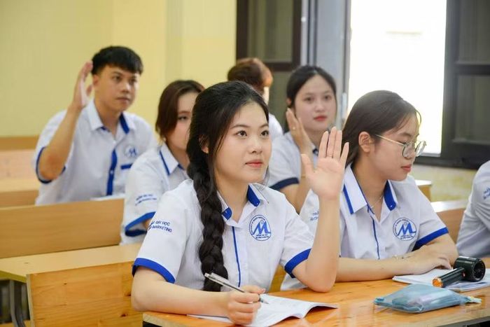 Sinh viên Trường Đại học Tài chính - Marketing. Ảnh: UFM.