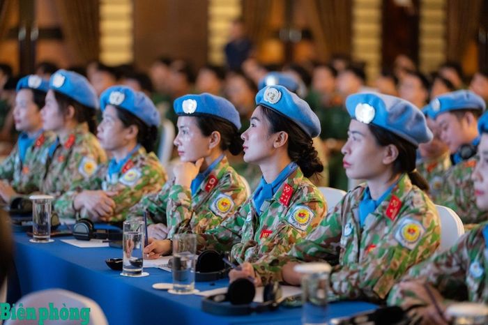 Nữ quân nhân chiếm gần 16% tổng số lực lượng gìn giữ hòa bình của Việt Nam. Ảnh: Hoàng Thảo