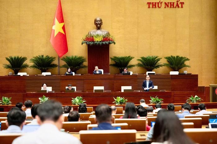  Bộ trưởng Tư pháp tiếp thu, giải trình. Ảnh: Như Ý 