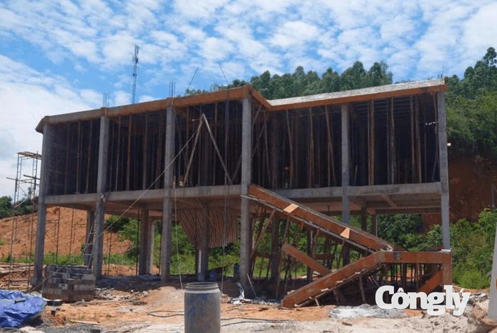 Công trình tại thôn 12, xã Krông Bông đạt 55% khối lượng