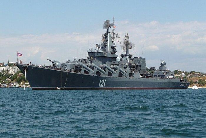 Tuần dương hạm tên lửa Moskva là chiến hạm thuộc lớp Slava do Liên Xô chế tạo và đưa vào biên chế từ năm 1983. Ảnh: Wikipedia