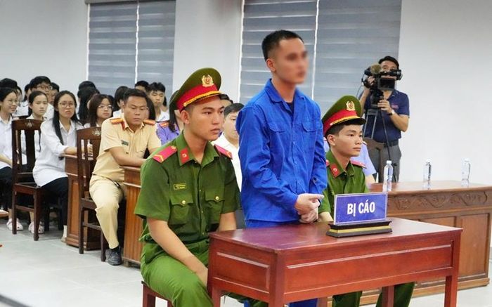Bị cáo tại phiên tòa.