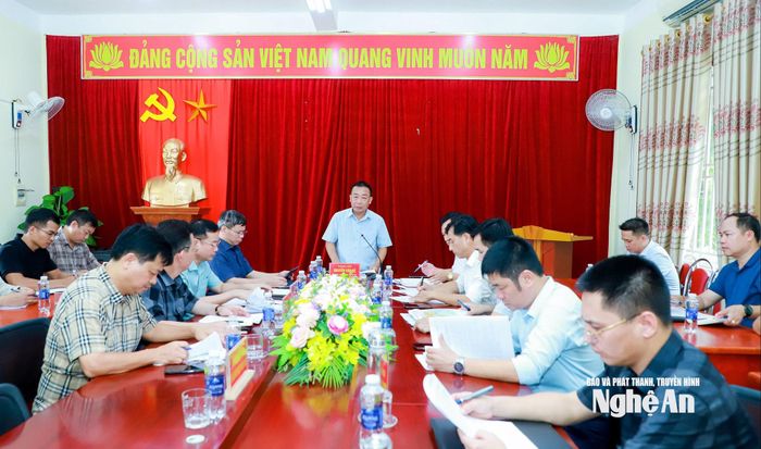 Quang cảnh cuộc làm việc. Ảnh: Thành Duy