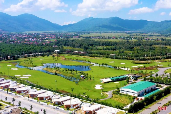 KDL Xuân Thành (xã Tiên Điền) ngày càng được đầu tư khang trang.