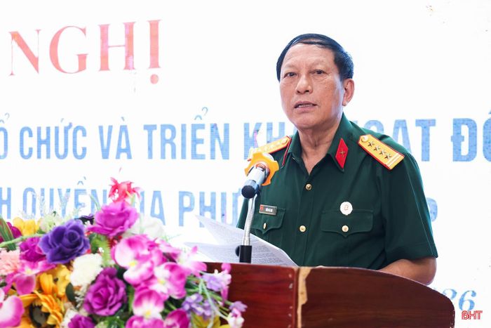 Đại tá Trần Bá Linh, Chủ tịch Hội Truyền thống Trường Sơn - Đường Hồ Chí Minh tỉnh Hà Tĩnh.