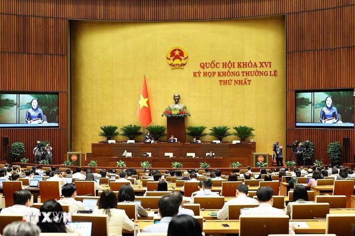Quang cảnh phiên họp. (Ảnh: Doãn Tấn/TTXVN)