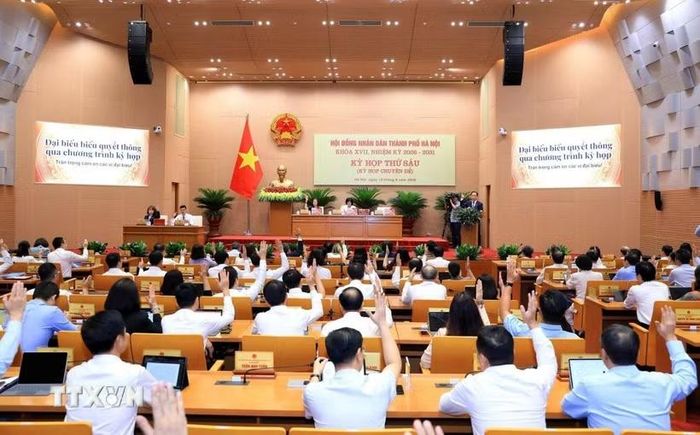Quang cảnh kỳ họp. (Ảnh: Trung Nguyên/TTXVN)