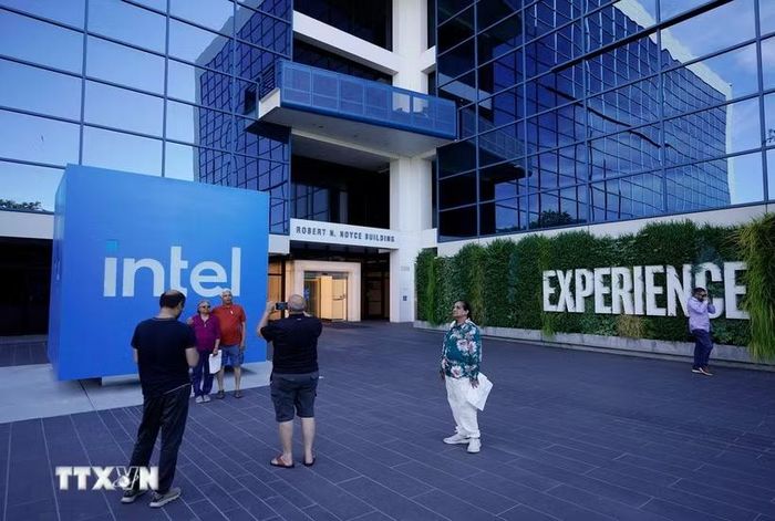 Trụ sở Intel tại Santa Clara, California, Mỹ. (Ảnh: THX/TTXVN)