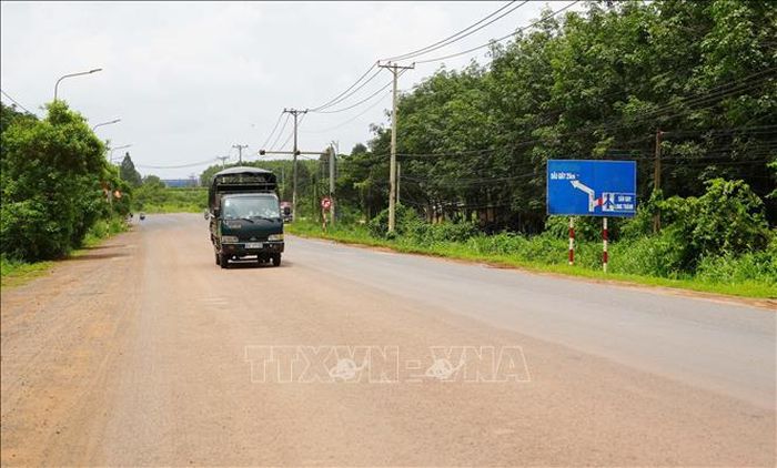Đường 769 đoạn qua sân bay Long Thành.