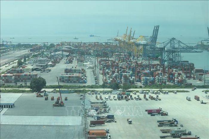 Cảng Laem Chabang  của Thái Lan. Ảnh: Huy Tiến/TTXVN