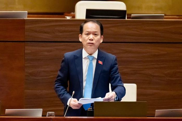 Bộ Tư pháp Hoàng Thanh Tùng (Ảnh: Media Quốc hội).