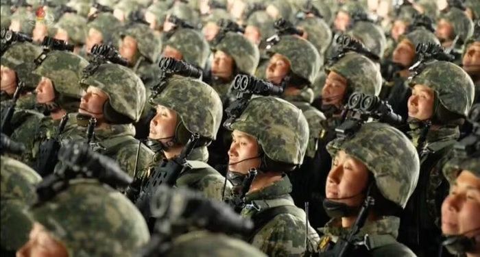 Các binh sĩ thuộc Quân đội Nhân dân Triều Tiên. Ảnh: MW.