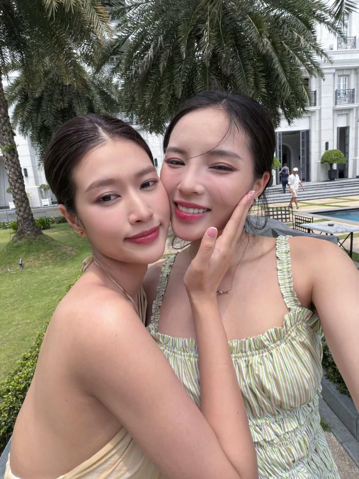 Kỳ Duyên và Thiên Ân là hai nàng hậu có mối quan hệ thân thiết bậc nhất làng giải trí. Ảnh: IGNV