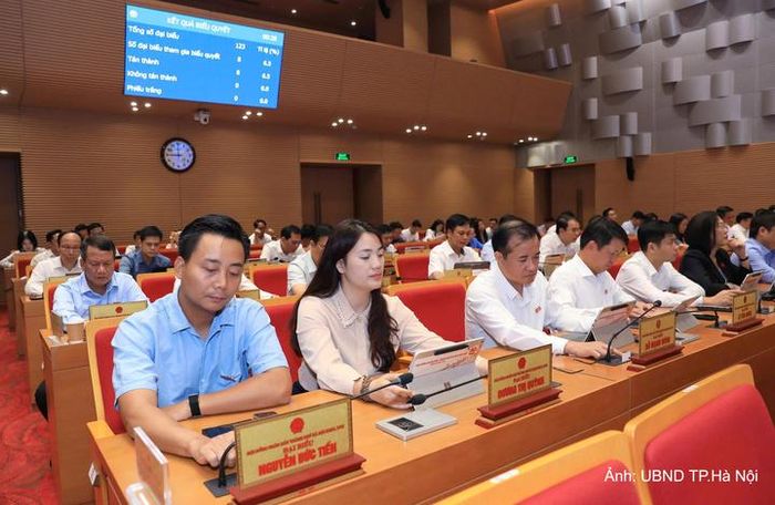 Các đại biểu dự kỳ họp. Ảnh: UBND TP. Hà Nội