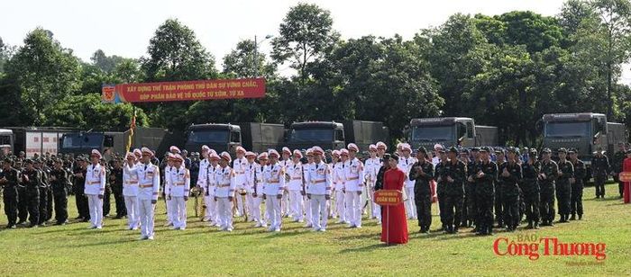 Các đơn vị tham gia hội thao.