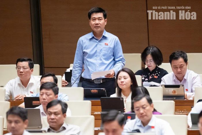 Đại biểu Lê Thanh Hoàn, Đoàn ĐBQH tỉnh Thanh Hoá - Ảnh: Lâm Hiển