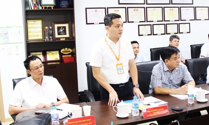 Đại diện các nhà trường phát biểu về công tác phối hợp, hỗ trợ đào tạo nguồn nhân lực chất lượng cao.