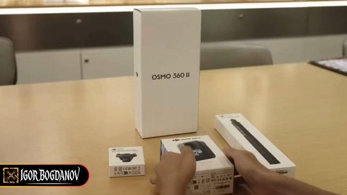 DJI Osmo 360 II lộ video mở hộp