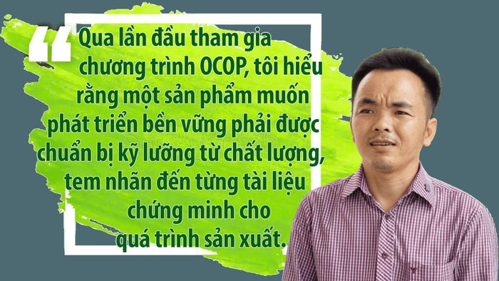 Ông Trương Thanh Hiên, chủ Hộ kinh doanh tôm chua Dr Hiên, phường An Khê.