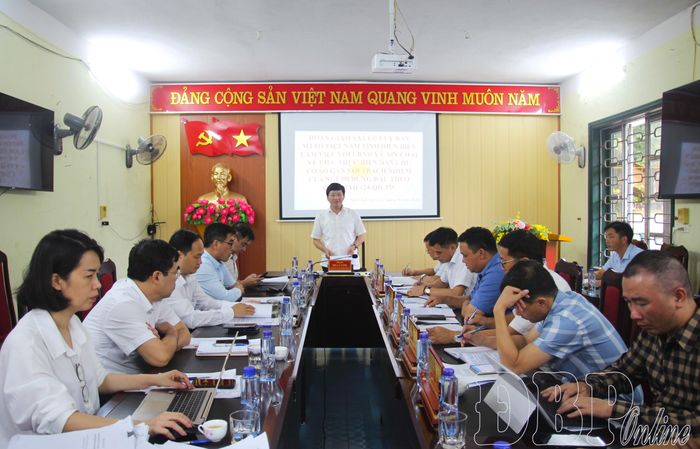 Quang cảnh buổi giám sát.