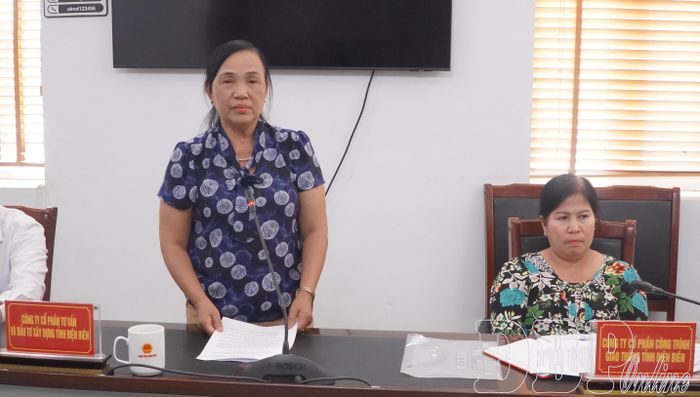 Đại diện đơn vị doanh nghiệp tham gia thảo luận, tháo gỡ khó khăn.