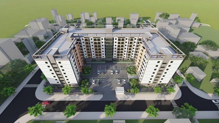 Phối cảnh Dự án Nhà ở công vụ tỉnh.