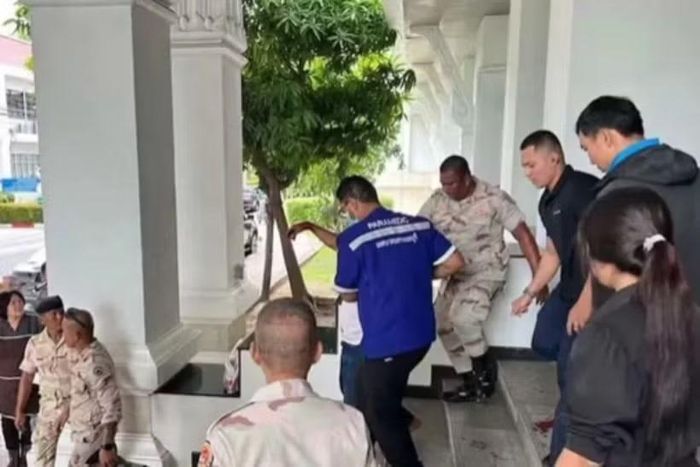 Nghi phạm là một cựu nghị sĩ và đã bị bắt giữ. Ảnh: ANN.