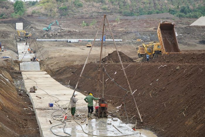 Việc sớm có mặt bằng giúp cho các dự án tại Đắk Mil triển khai thuận lợi (Ảnh: Đức Lập)