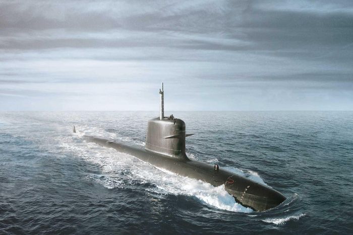Tàu ngầm Scorpene Evolved Full LiB dùng pin lithium-ion, cấu hình Indonesia lựa chọn. Ảnh: Naval Group
