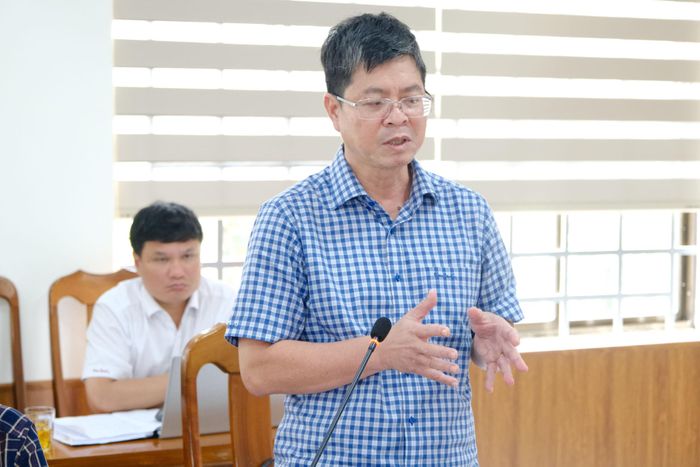 Đồng chí Nguyễn Hồng Hải, Phó Chủ tịch UBND tỉnh phát biểu tại buổi làm việc