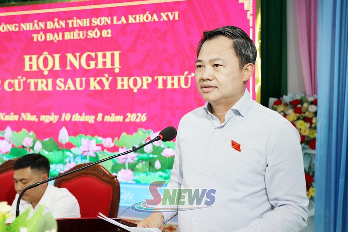 Đồng chí Chủ tịch UBND tỉnh phát biểu tại hội nghị.