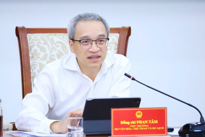 Thứ trưởng Bộ Văn hoá, Thể thao và Du lịch Phan Tâm. Ảnh: Việt Hùng