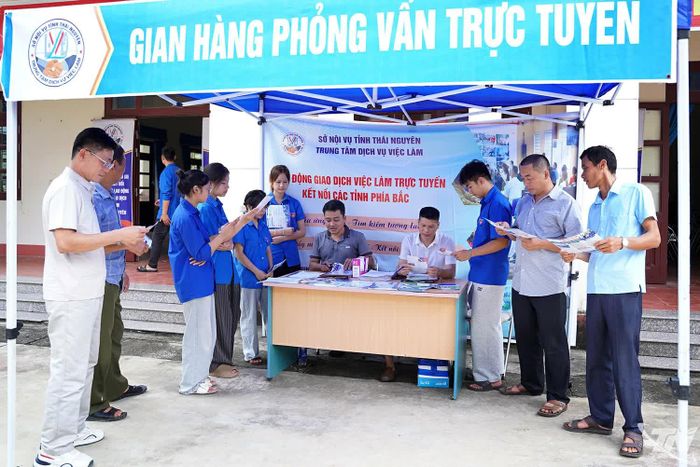 UBND xã Võ Nhai phối hợp với Trung tâm Dịch vụ việc làm tỉnh Thái Nguyên tổ chức Phiên giao dịch việc làm lưu động năm 2026