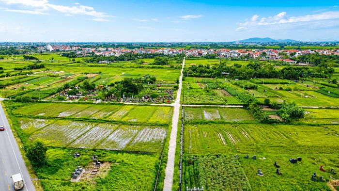 Do lịch sử để lại, ở nhiều nơi, các ngôi mộ vẫn nằm rải rác, chưa được quy tập về những nghĩa trang được quy hoạch khang trang, sạch đẹp. (Ảnh Văn Nhất).
