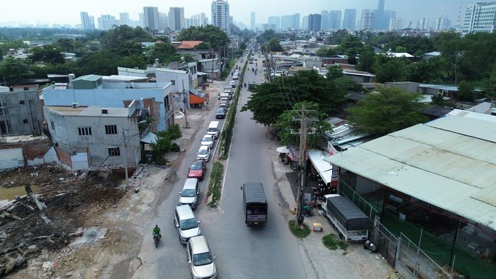 Khu đất hơn 22.000m² thuộc lộ giới đường Lương Định Của được gấp rút thu hồi.