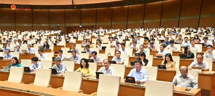Các đại biểu tại phiên họp. Ảnh: Quang Khánh