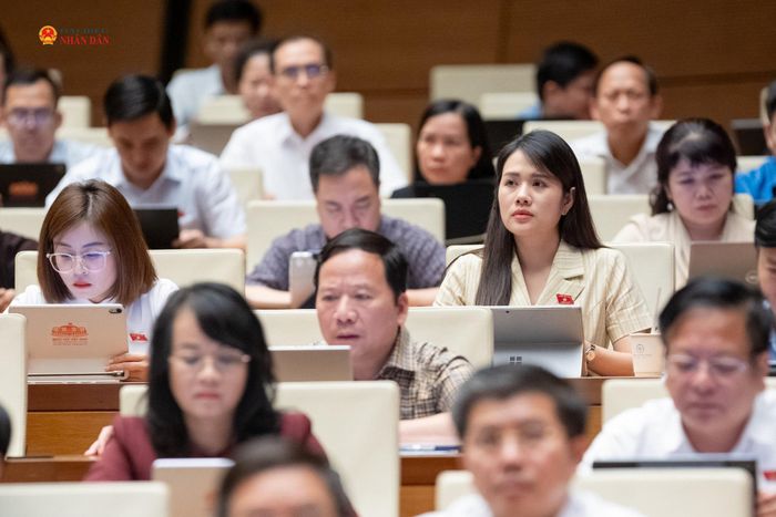 Các đại biểu dự phiên họp. Ảnh: Phạm Thắng
