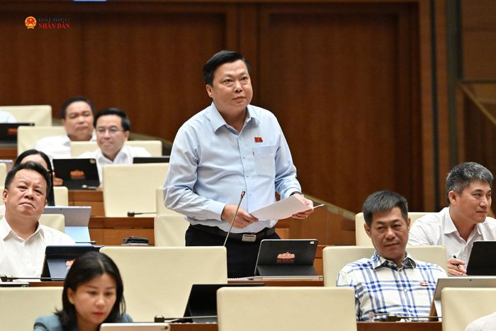 ĐBQH Phạm Hùng Thắng (Ninh Bình) phát biểu