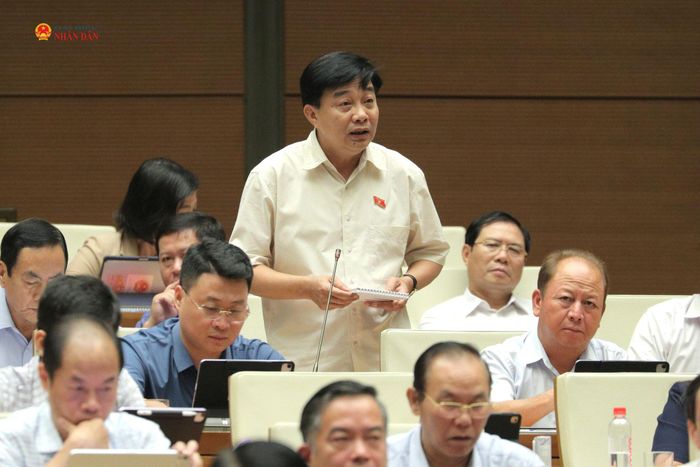 ĐBQH Nguyễn Minh Sơn (Đồng Tháp) phát biểu