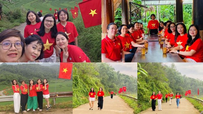 Các đảng viên dự sinh hoạt định kỳ của Chi bộ Phòng Kế toán - Tài vụ, thuộc Văn phòng Ngân hàng Nhà nước Việt Nam - ảnh: N.Tình