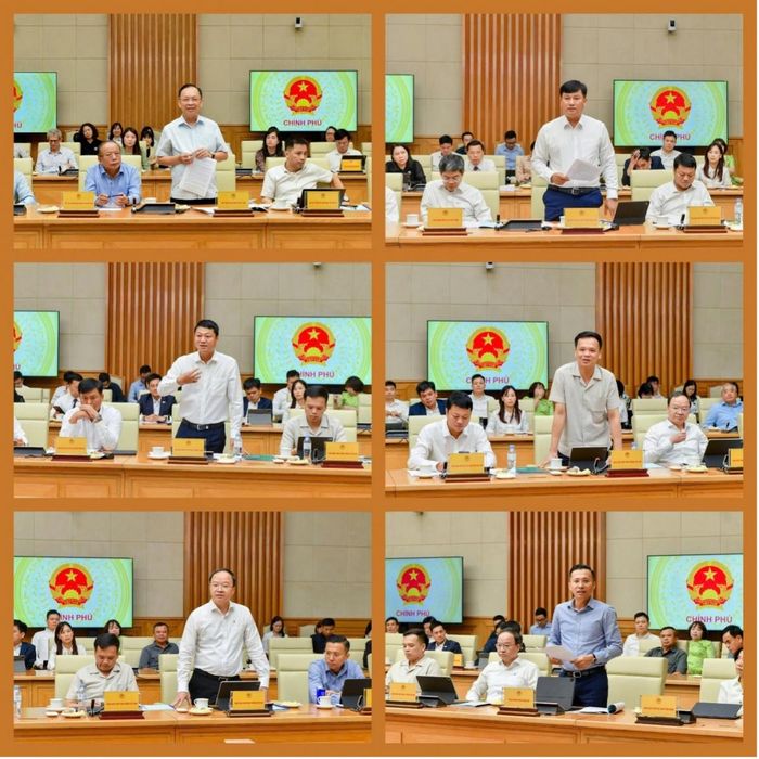 Đại diện lãnh đạo một số Hiệp hội, tổ chức tín dụng phát biểu tại buổi làm việc