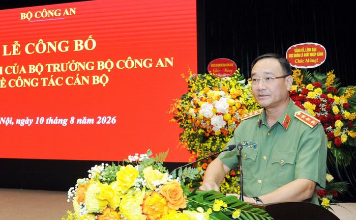 Thứ trưởng Phạm Thế Tùng phát biểu tại buổi lễ.