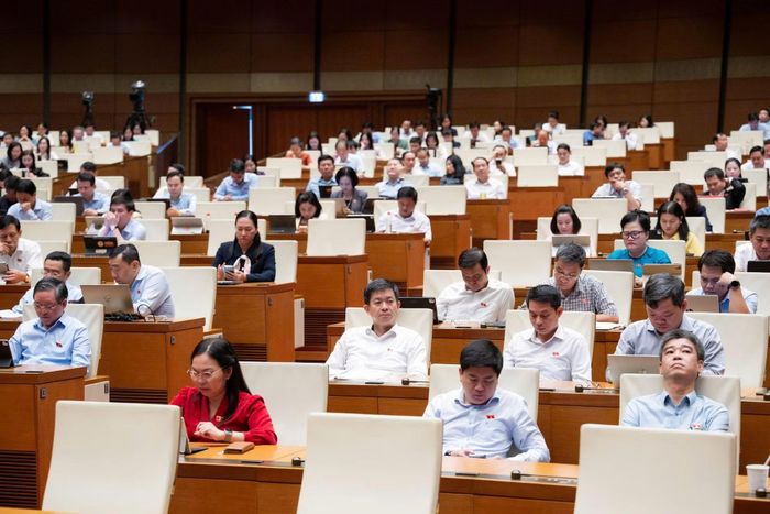 Các đại biểu tham gia phiên thảo luận chiều 10/8.