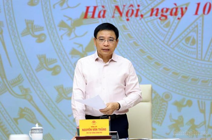 Phó Thủ tướng Nguyễn Văn Thắng phát biểu kết luận. Ảnh: chinhphu.vn