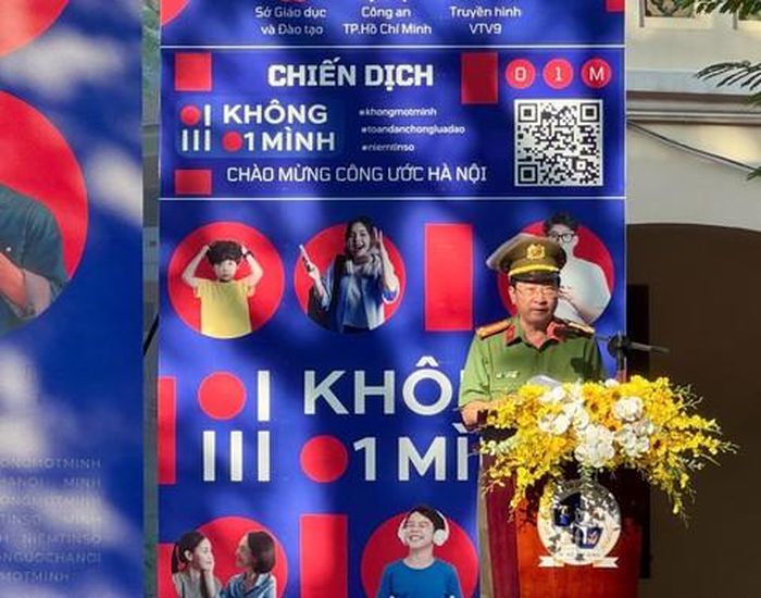 Công an TPHCM phối hợp tổ chức Lễ phát động tuyên truyền chiến dịch "Không một mình - Cùng nhau an toàn trực tuyến"