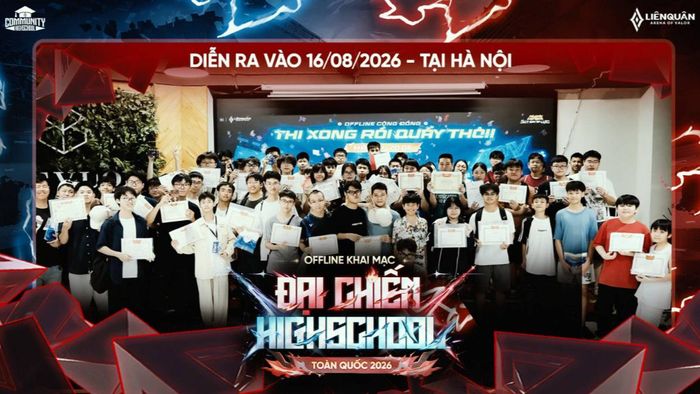 Đại chiến HighSchool Toàn quốc 2026 dành riêng cho đối tượng học sinnh THPT. Ảnh: Garena