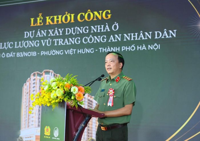 Thứ trưởng Đặng Hồng Đức phát biểu tại buổi lễ. Ảnh: Phan Anh