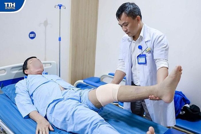 Bệnh nhân N.V.T hồi phục tốt sau phẫu thuật. Ảnh: BVCC