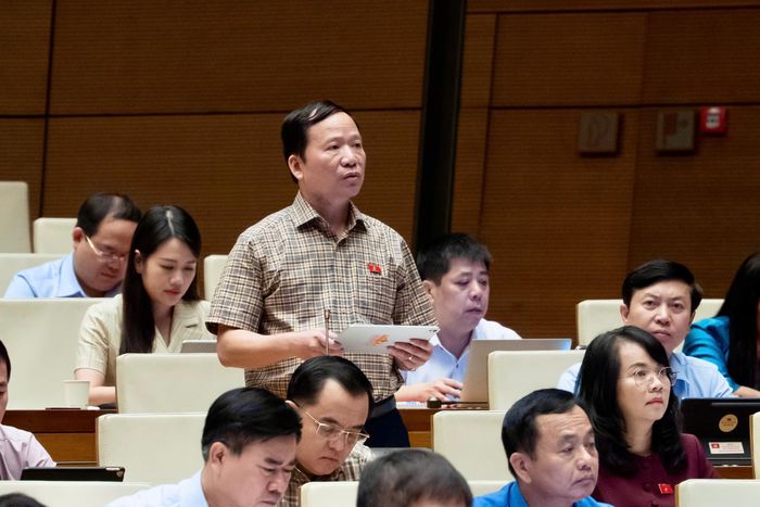 Đại biểu Nguyễn Đặng Ân, Đoàn ĐBQH tỉnh Lạng Sơn. (Ảnh: Media Quochoi)
